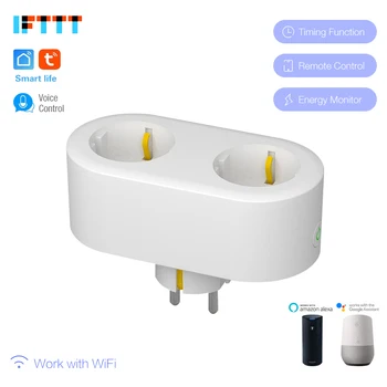 2 In 1 Smart Plug Wifi Smart Socket 16A EU FR KR Plug Outlet Power Monitor Energy Saver Works Google Home Mini Alexa IFTTT
2 In 1 Smart Plug Wifi Smart Socket 16A EU FR KR Plug Outlet Power Monitor Energy Saver Works Google Home Mini Alexa IFTTT