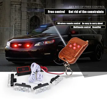 WTS 1 set Car head Warning Flashing Tyaper 4x3 LED light Wireless Remote Automobiles Strobe DRL Ambulance Emergency Police lamp
WTS 1 set Car head Warning Flashing Tyaper 4x3 LED light Wireless Remote Automobiles Strobe DRL Ambulance Emergency Police lamp