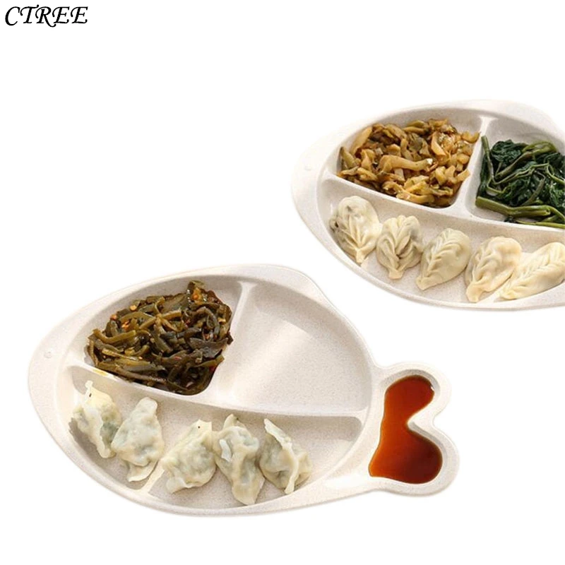 CTREE Creative Simple Separation Fish Dinner Plate Cute Animal Food Fruits Dish Plate Kid Tableware Wheat Straw Dining Tray C260
CTREE Creative Simple Separation Fish Dinner Plate Cute Animal Food Fruits Dish Plate Kid Tableware Wheat Straw Dining Tray C260