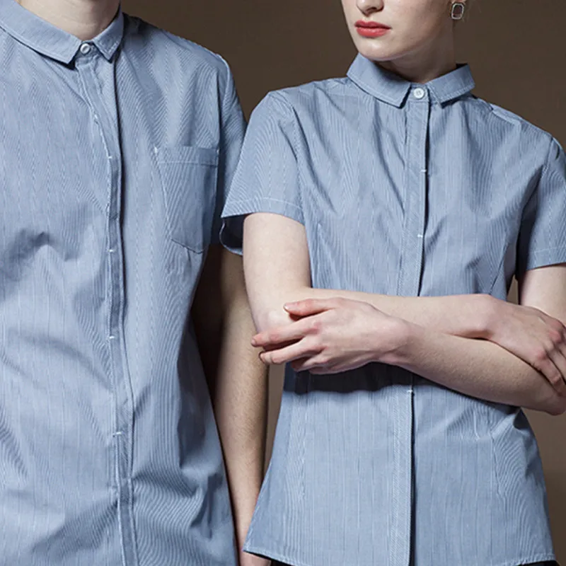 Poly Cotton Short Sleeve Shirt Hotel Restaurant Chef Kitchen Uniform Barista Bistro Diner Baker Bartender Catering Work Wear D42
Poly Cotton Short Sleeve Shirt Hotel Restaurant Chef Kitchen Uniform Barista Bistro Diner Baker Bartender Catering Work Wear D42