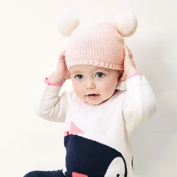 Kid Baby Double Ball Child Woman Hats Keep Warm Winter Knit Beanie Mom Baby Hats Crochet Cap 1-5 years old
Kid Baby Double Ball Child Woman Hats Keep Warm Winter Knit Beanie Mom Baby Hats Crochet Cap 1-5 years old
