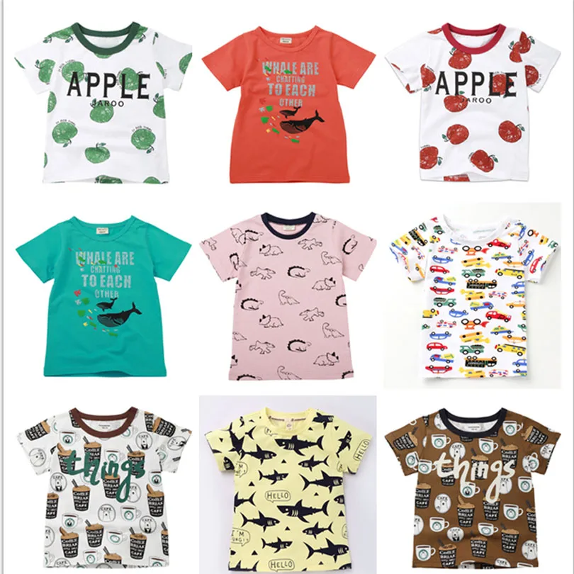 2019 Boys Girls T-shirt Kids Basic T Shirts Cactus Top Tees Children Cotton Clothing Baby Boy Design Shirts 2-8Y Shark Dinosaur
2019 Boys Girls T-shirt Kids Basic T Shirts Cactus Top Tees Children Cotton Clothing Baby Boy Design Shirts 2-8Y Shark Dinosaur
