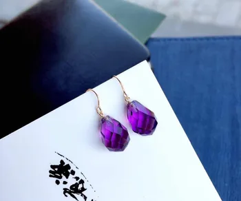 Genuine Natural Purple Amethyst Drop Earrings For Fashion Women Lady Grid Crystal 14K Sterling Fine Fashion Earrings Jewelry
Genuine Natural Purple Amethyst Drop Earrings For Fashion Women Lady Grid Crystal 14K Sterling Fine Fashion Earrings Jewelry