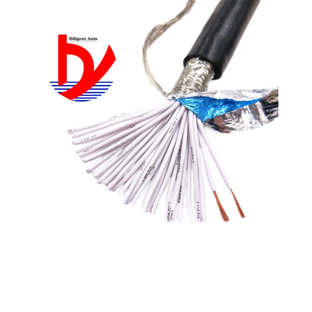 Wire and cable 18AWG 0.75mm2 multi-core shielded cable RVVP 2/3/4/5/6/7/8/10/12/14/16/20/24 anti-interference control line signa
Wire and cable 18AWG 0.75mm2 multi-core shielded cable RVVP 2/3/4/5/6/7/8/10/12/14/16/20/24 anti-interference control line signa