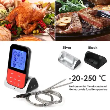 CHUWUJU Digital Thermometer Wireless Waterproof Cooking Meat Food Temperature Tool
CHUWUJU Digital Thermometer Wireless Waterproof Cooking Meat Food Temperature Tool