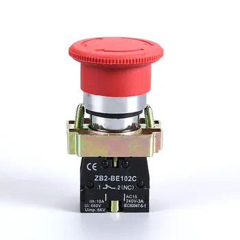 Silver Contact XB2-BS442/542 XB2-BS642 Pushbutton Switch Emergency Stop Push Button Switch 30mm 40mm 60mm
Silver Contact XB2-BS442/542 XB2-BS642 Pushbutton Switch Emergency Stop Push Button Switch 30mm 40mm 60mm