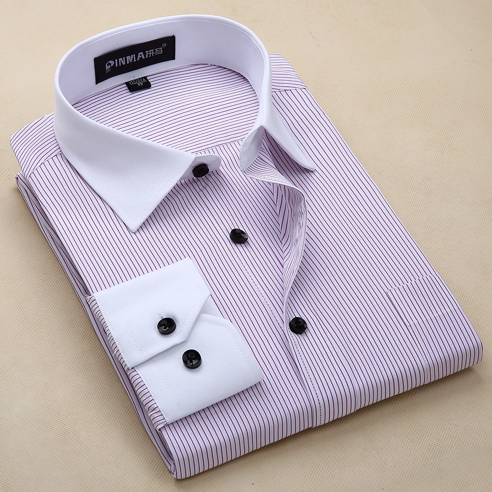 2017 New Arrival Brand High Quality Men's Full Sleeve Striped Shirts Men Social Business Formal Shirt Dress Shirt For Men
2017 New Arrival Brand High Quality Men's Full Sleeve Striped Shirts Men Social Business Formal Shirt Dress Shirt For Men