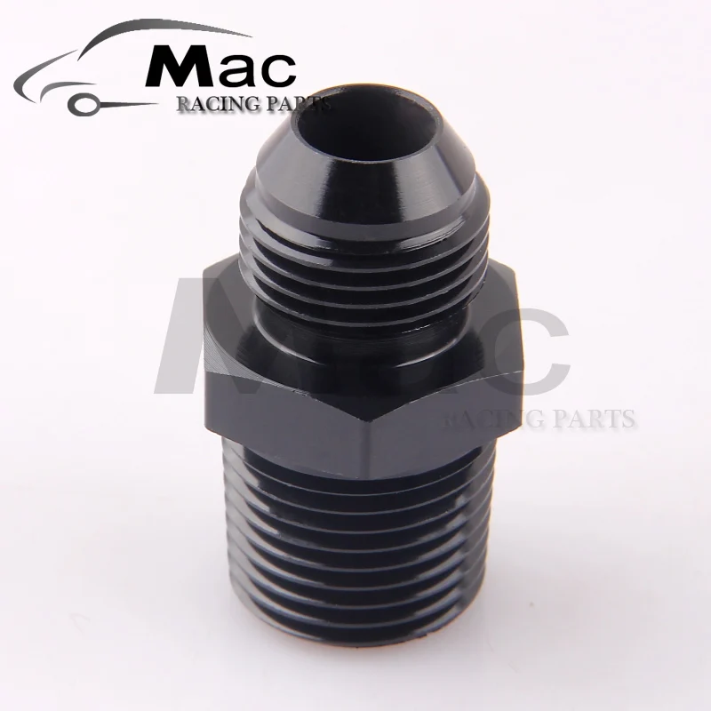 AN8 Male to 1/2" NPT Male thread universal aluminium adapter npt Fitting oil cooler fitting