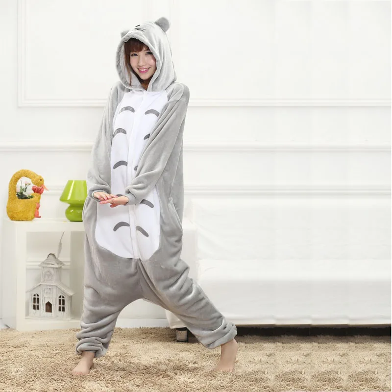 Large Size Flannel Cartoon Totoro Cat Onesie For Adults Pajamas Kigurumi For Halloween Cosplay Home Parties Overall Bodysuit
Large Size Flannel Cartoon Totoro Cat Onesie For Adults Pajamas Kigurumi For Halloween Cosplay Home Parties Overall Bodysuit