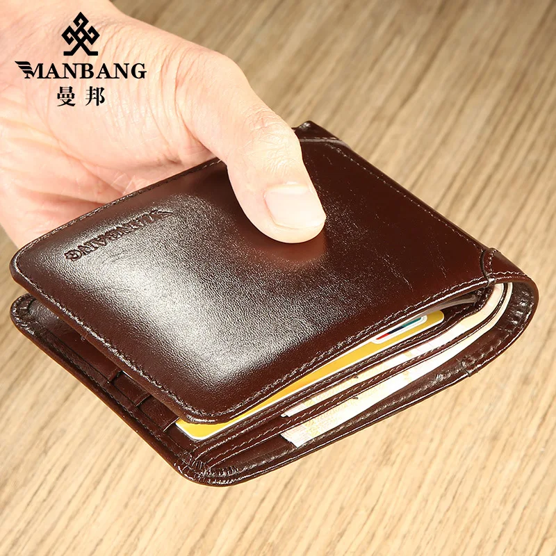 New Fashion Business Men's Wallets 100% Cow Genuine Leather Short Wallet Real Leather Male Cash Purses Clutch Boy Casual Wallets
New Fashion Business Men's Wallets 100% Cow Genuine Leather Short Wallet Real Leather Male Cash Purses Clutch Boy Casual Wallets