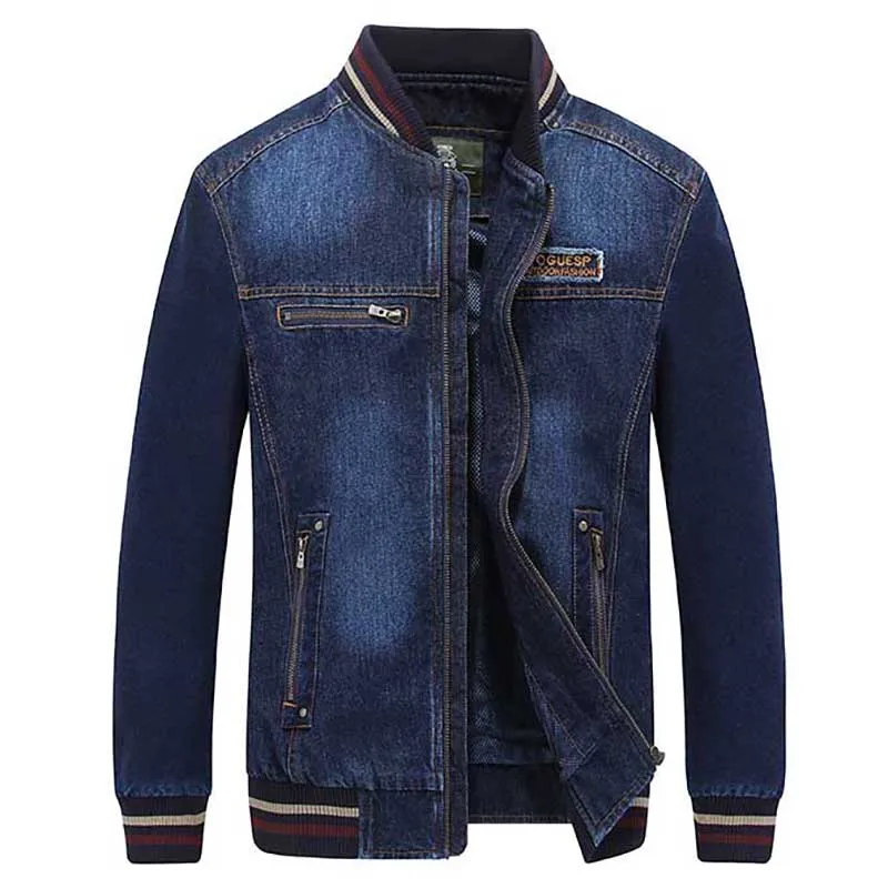 Autumn Winter Retro Baseball Jacket Cotton Men Casual Bomber Denim Jacket Cowboy Jeans Coat OUTWEAR Male Clothes Plus Size 4XL
Autumn Winter Retro Baseball Jacket Cotton Men Casual Bomber Denim Jacket Cowboy Jeans Coat OUTWEAR Male Clothes Plus Size 4XL