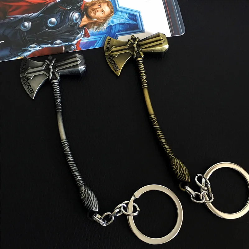 Hot Sale Movie Avengers Superhero Hammer Keychain Infinity War Thor Stormbreaker Storm Exquisite Keychain Alloy Key Holder
Hot Sale Movie Avengers Superhero Hammer Keychain Infinity War Thor Stormbreaker Storm Exquisite Keychain Alloy Key Holder
