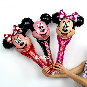 KUAWANLE 20pcs/lot Cartoon Mickey Minnie Cheer Holding Sticks Foil Air Balloons Birthday Party Supplies Decorations Globos
KUAWANLE 20pcs/lot Cartoon Mickey Minnie Cheer Holding Sticks Foil Air Balloons Birthday Party Supplies Decorations Globos