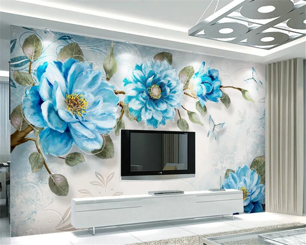 beibehang Modern minimalist classic papel de parede 3d wallpaper hand drawn painting peony flower european style wall decoration
beibehang Modern minimalist classic papel de parede 3d wallpaper hand drawn painting peony flower european style wall decoration