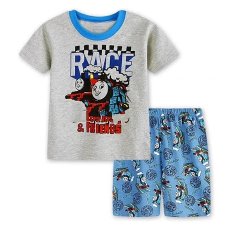 Children's Cartoon Pajamas For Boys Girls Summer Short-sleeved Kids Superhero Pyjamas Child Homewear Sleeping Wear D115
Children's Cartoon Pajamas For Boys Girls Summer Short-sleeved Kids Superhero Pyjamas Child Homewear Sleeping Wear D115
