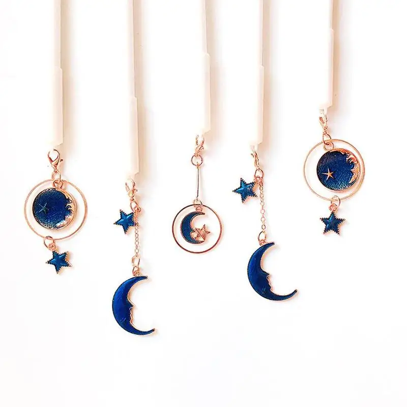 0.5 mm Blue Starry Sky Star Taysikuu /Curved Moon Pendant Gel Pen Signature Pen for Ramadan School Office Supply Gift
0.5 mm Blue Starry Sky Star Taysikuu /Curved Moon Pendant Gel Pen Signature Pen for Ramadan School Office Supply Gift