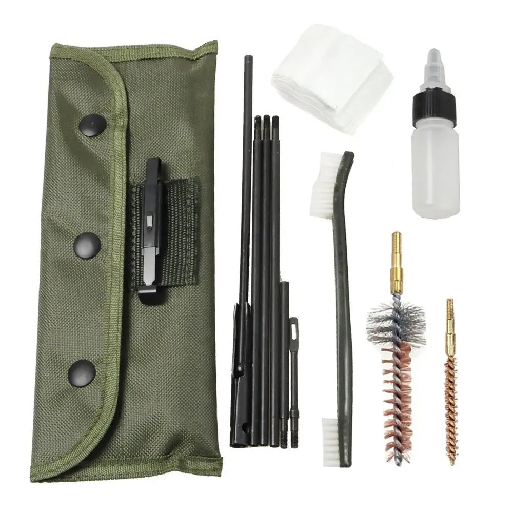 Rifle Gun Cleaning Kit Airsoft Shotgun Pistol Cleanner for 5.56mm .223 22LR .22 Cal Tactical Hunting Gun Brushes Set
Rifle Gun Cleaning Kit Airsoft Shotgun Pistol Cleanner for 5.56mm .223 22LR .22 Cal Tactical Hunting Gun Brushes Set