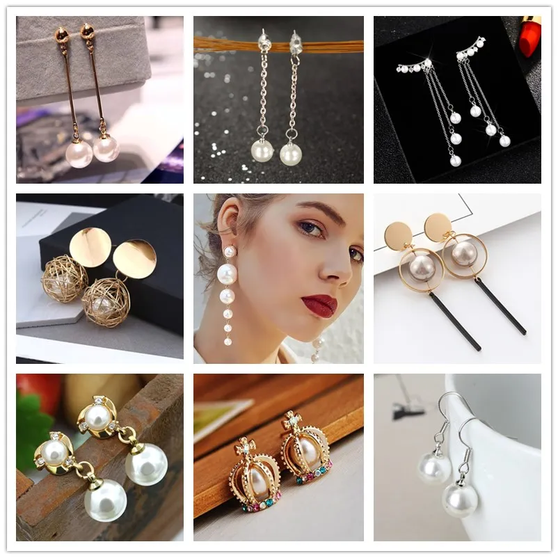 New Brand Design Gold Color Wild Simulated Pearl Earrings For Women Personality Geometric Female Elegant Earring Accessories
New Brand Design Gold Color Wild Simulated Pearl Earrings For Women Personality Geometric Female Elegant Earring Accessories