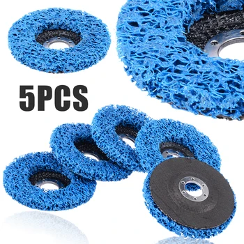 Practical 5Pcs 115mm Blue Poly Strip Wheels Paint Rust Removal Clean Angle Grinder Discs For Angle Grinder Cleaner Tools
Practical 5Pcs 115mm Blue Poly Strip Wheels Paint Rust Removal Clean Angle Grinder Discs For Angle Grinder Cleaner Tools