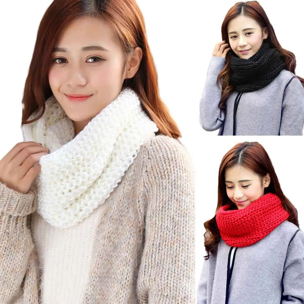 Women's Auturm Winter Warm Knitted Scarves Circle Cable Wool Blend Cowl Snood Neck Scarf Wrap Multi-purpose Wool Scarf Bufandas
Women's Auturm Winter Warm Knitted Scarves Circle Cable Wool Blend Cowl Snood Neck Scarf Wrap Multi-purpose Wool Scarf Bufandas