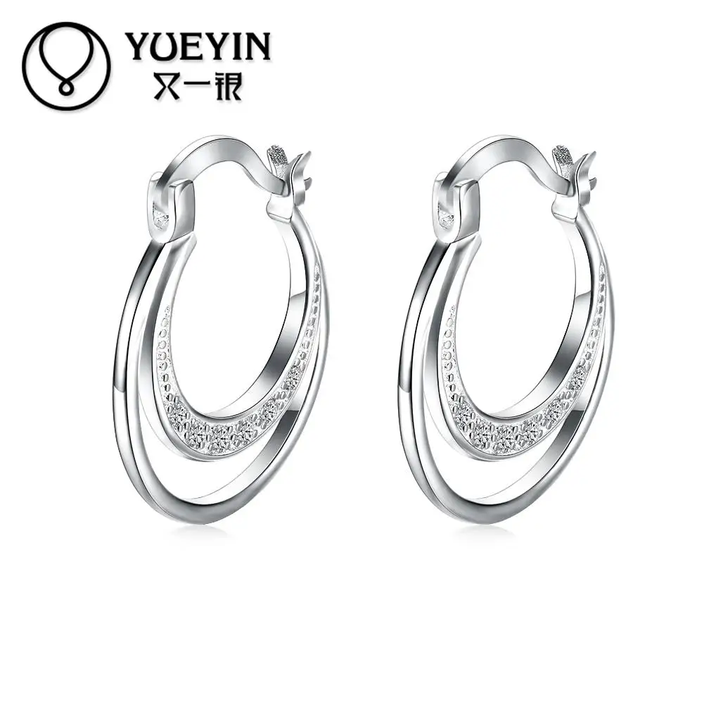 New Arrival Women's silver plated earrings bridal jewelry brincos bijoux women Gift for Anniversary fashion earrings
New Arrival Women's silver plated earrings bridal jewelry brincos bijoux women Gift for Anniversary fashion earrings