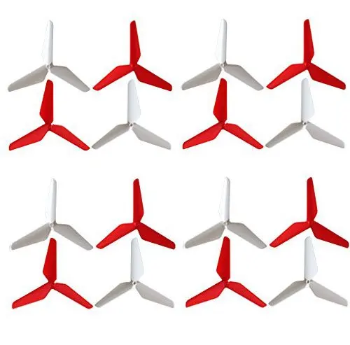 

4 sets * Upgraded 3 leaf Propellers For Syma X5SC X5C X5SW JJRC H5C RC Quadcopter Parts Red