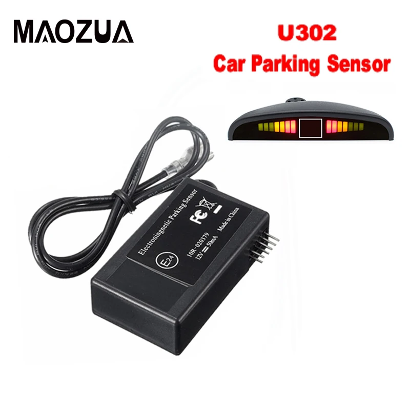 

Auto Parking Sensor kits for Car Parking Sensors LED U302 Electromagnetic Car Reverse Reversing Backup Parking Radar System