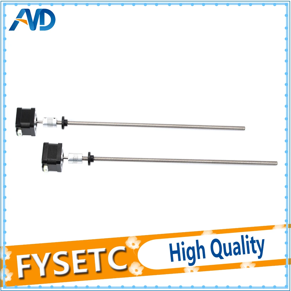 300mm Z stepper Motor With Trapezoidal Lead Screw Flexible Couplings For mini-Rambo MK2 MK2S MK3 Prusa i3 3D Printer
300mm Z stepper Motor With Trapezoidal Lead Screw Flexible Couplings For mini-Rambo MK2 MK2S MK3 Prusa i3 3D Printer