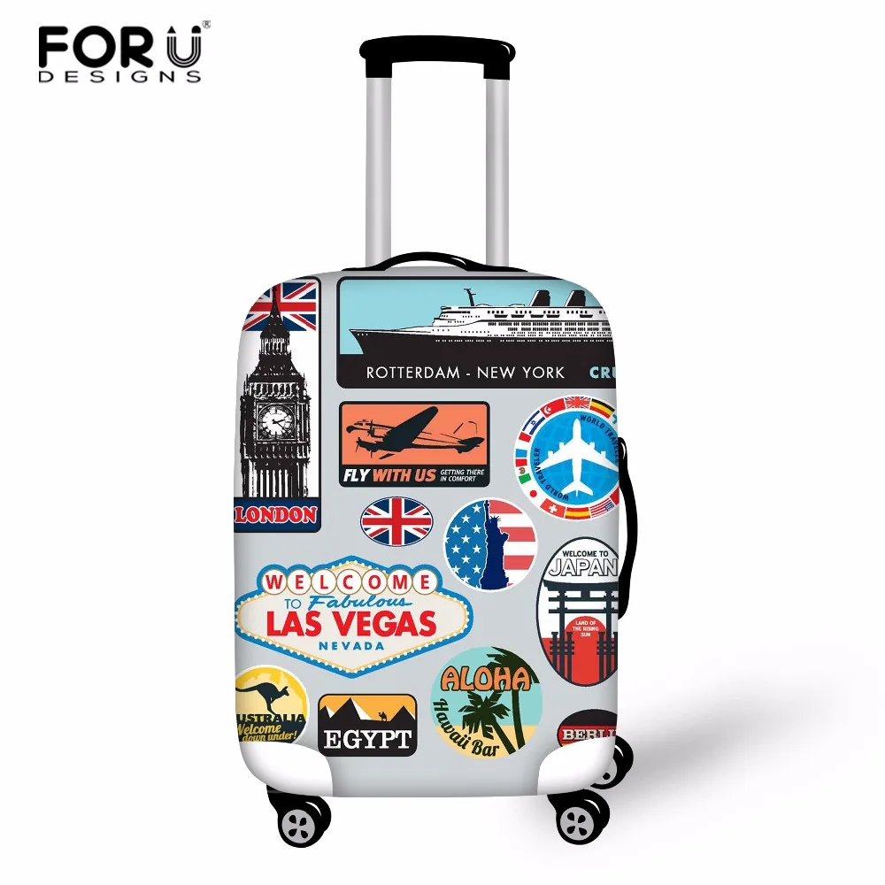 FORUDESIGNS Elastic Travel Luggage Cover Waterproof 18''-32inch Trolley Suitcase Cover for Trunk Case Stretch Travel Accessories
FORUDESIGNS Elastic Travel Luggage Cover Waterproof 18''-32inch Trolley Suitcase Cover for Trunk Case Stretch Travel Accessories