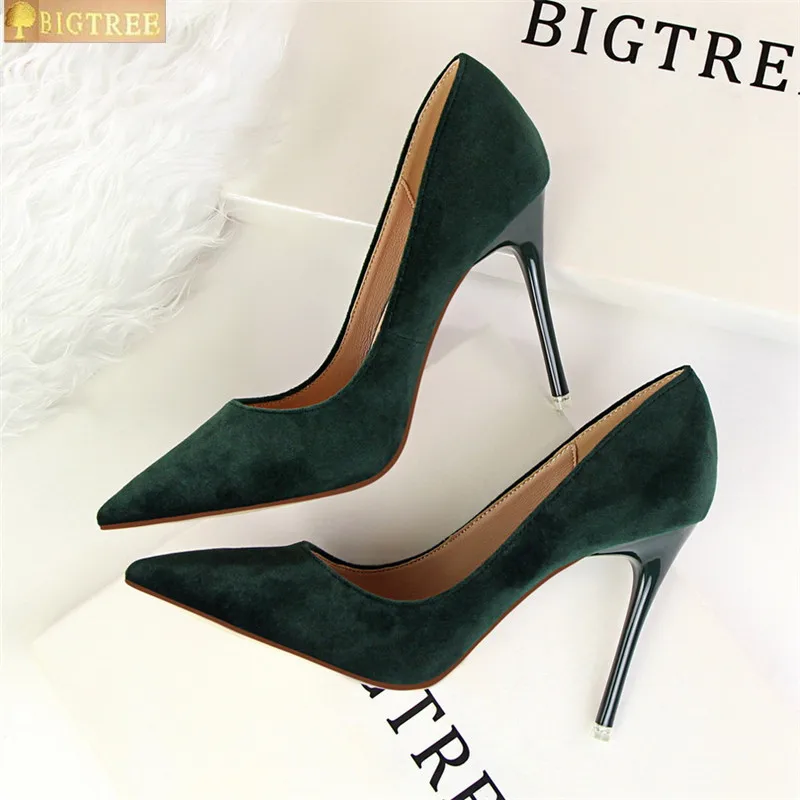 9 Colors Classics Women's Shallow Office Shoes New Arrival Concise Solid Flock Pointed Toe Women Pumps Fashion
9 Colors Classics Women's Shallow Office Shoes New Arrival Concise Solid Flock Pointed Toe Women Pumps Fashion