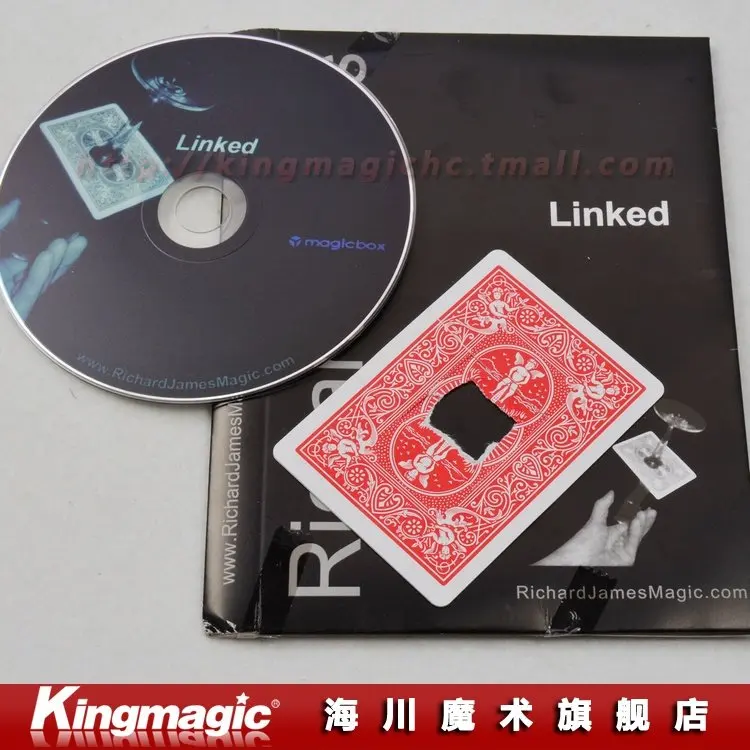 Kingmagic Linked by Richard James/close-up magic//magic props/magic tricks/as seen on tv/ Free shipping by CPAM!
Kingmagic Linked by Richard James/close-up magic//magic props/magic tricks/as seen on tv/ Free shipping by CPAM!