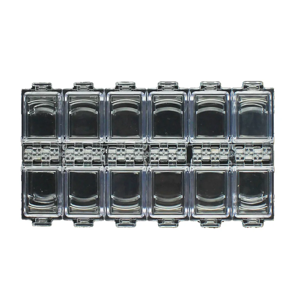12 Grid Portable Nail Art Storage Box Rhinestone Bead Acrylic Crystal Gem Jewelry Decoration Plastic Organizer Case 23May 30
12 Grid Portable Nail Art Storage Box Rhinestone Bead Acrylic Crystal Gem Jewelry Decoration Plastic Organizer Case 23May 30