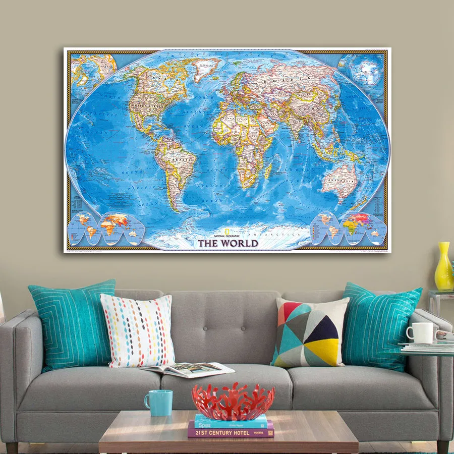 NG The World Natural World Map Ocean Sea Map Retro Poster Wall Chart Sticker Antique Home Decor Bar Cafe Pub Picture
NG The World Natural World Map Ocean Sea Map Retro Poster Wall Chart Sticker Antique Home Decor Bar Cafe Pub Picture