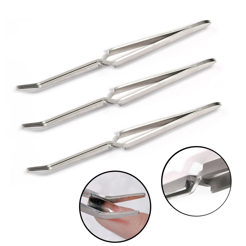 Nail Art Shaping Tweezers Stainless Steel Multi-Function Clip Tip Manicure Tool UV Gel Acrylic C Curve Nipper Picking Rhinestone
Nail Art Shaping Tweezers Stainless Steel Multi-Function Clip Tip Manicure Tool UV Gel Acrylic C Curve Nipper Picking Rhinestone