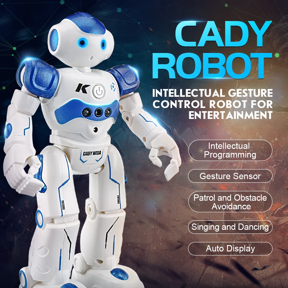 JJRC R2 RC робот ик управление жестами CADY WIDA Интеллектуальный круиз Oyuncak Танцующий