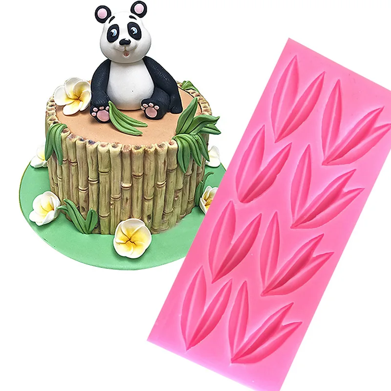 Chinese wind bamboo leaf styling Silicone mold Party Cake decorating tools Fondant Cake mold
Chinese wind bamboo leaf styling Silicone mold Party Cake decorating tools Fondant Cake mold