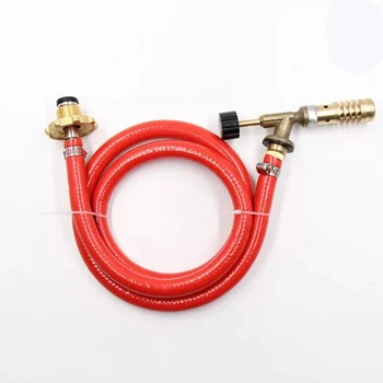 1Set Plumbing Turbo Torch Gas Self Ignition Plumbing Turbo Torch With Hose Solder Propane Welding Kit