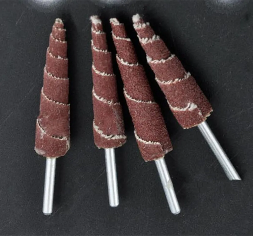 Tapered helical sandpaper Rod 3mm SHK polished burs80-600 P sanding tool Grinding and polishing Blind wheel grinding head
Tapered helical sandpaper Rod 3mm SHK polished burs80-600 P sanding tool Grinding and polishing Blind wheel grinding head
