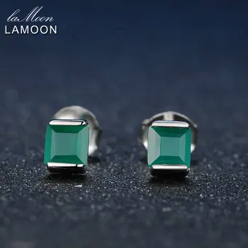 Lamoon 4mm 0.6x2 ct Natural Green Chalcedony 925 Sterling Silver Simple Stud Earrings Jewelry S925 For Women LMEI028
Lamoon 4mm 0.6x2 ct Natural Green Chalcedony 925 Sterling Silver Simple Stud Earrings Jewelry S925 For Women LMEI028