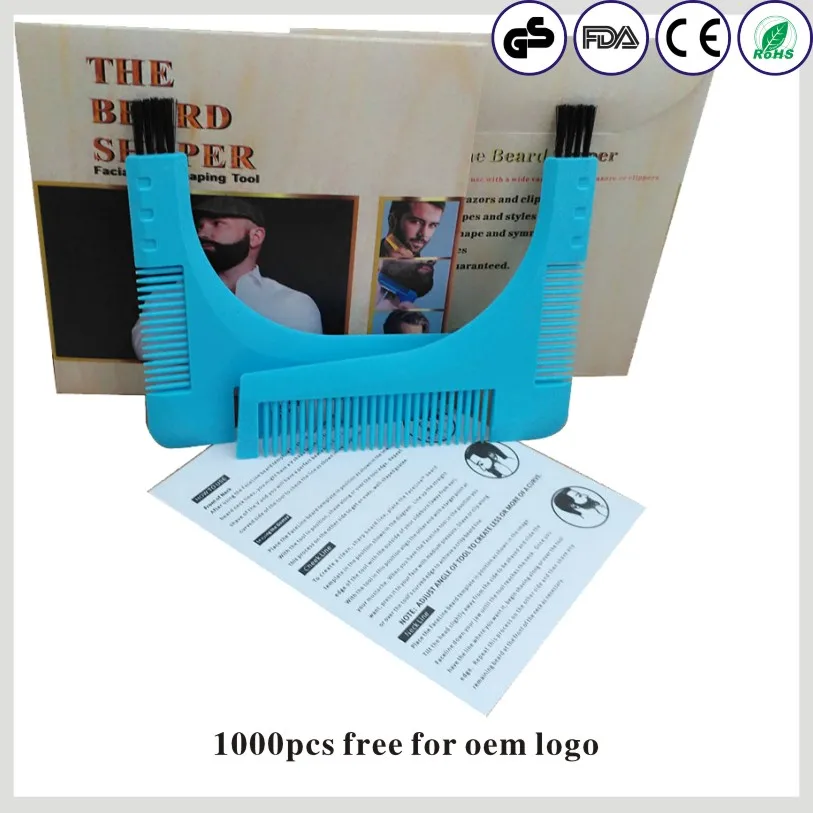 Image Beard Shaping tool Comb Trimmer for Any Type of Beard
