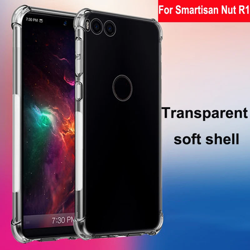 Coque For Smartisan Nut R1 Case Capa Soft Transparent TPU Airbag drop Cover Phone Cases For Smartisan NutR1 DE106 back shell
Coque For Smartisan Nut R1 Case Capa Soft Transparent TPU Airbag drop Cover Phone Cases For Smartisan NutR1 DE106 back shell