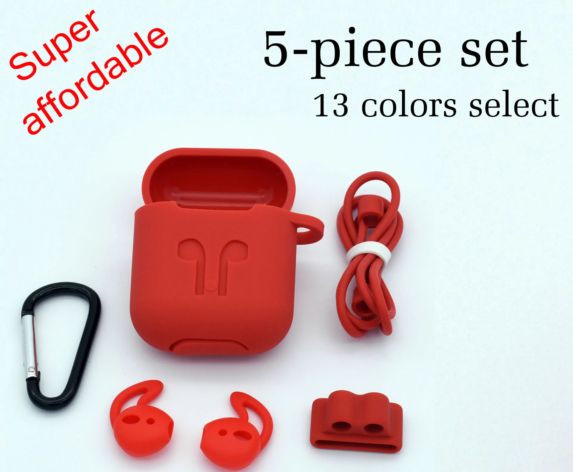 New Airpods Headset Protection Set 5-piece Wireless Bluetooth Headset Set Loss-proof Headset Set Generation
New Airpods Headset Protection Set 5-piece Wireless Bluetooth Headset Set Loss-proof Headset Set Generation