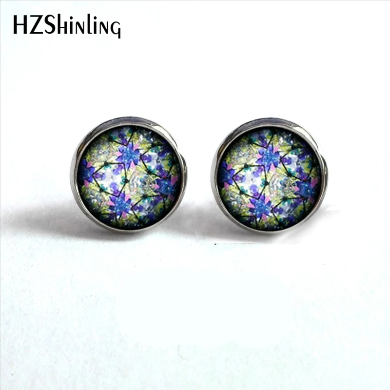 ED-0048 New Arrival Starry Kaleidoscope Round Earring Abstract Flowers Paintings Stud Earring Glass Cabochon Jewely Earrings
ED-0048 New Arrival Starry Kaleidoscope Round Earring Abstract Flowers Paintings Stud Earring Glass Cabochon Jewely Earrings