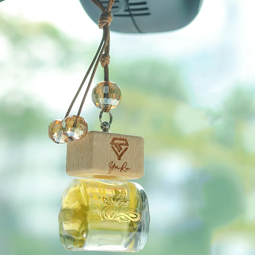 Car Freshener Scent Wood Glass Bottle Perfume Pendant Auto Rearview Mirror Essential Oils Fragrance Smell Diffuser Accessories
Car Freshener Scent Wood Glass Bottle Perfume Pendant Auto Rearview Mirror Essential Oils Fragrance Smell Diffuser Accessories
