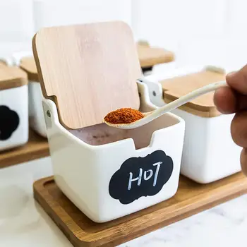 Ceramic White Caster Seasoning Pot Glass Cover Ceramic Spice Jar Designs Available Simple Elegant Salt Sugar Bowl
Ceramic White Caster Seasoning Pot Glass Cover Ceramic Spice Jar Designs Available Simple Elegant Salt Sugar Bowl