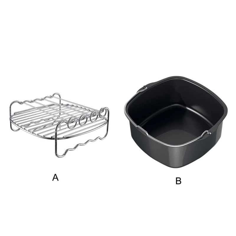 Air Fryer Stainless Steel Baking Basket Grill, Cake Bread Baking Basket, Home Kitchen Baking Tools
Air Fryer Stainless Steel Baking Basket Grill, Cake Bread Baking Basket, Home Kitchen Baking Tools