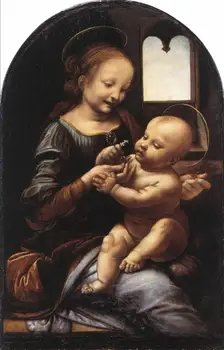 High quality Oil painting Canvas Reproductions Madonna with a Flower (Madonna Benois by Leonardo Da Vinci Painting hand painted
High quality Oil painting Canvas Reproductions Madonna with a Flower (Madonna Benois by Leonardo Da Vinci Painting hand painted