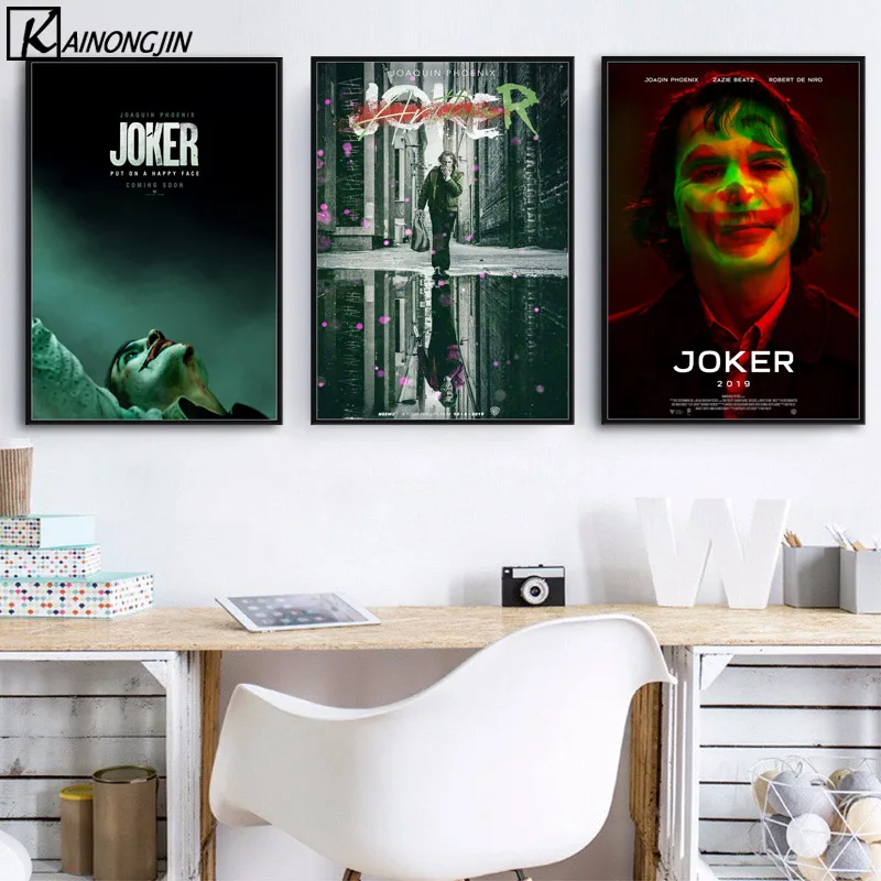 Joker Joaquin Phoenix Movie Poster 2019 New DC Superhero Batman Wall Art Canvas Painting Posters and Prints Decorative Home Deco
Joker Joaquin Phoenix Movie Poster 2019 New DC Superhero Batman Wall Art Canvas Painting Posters and Prints Decorative Home Deco