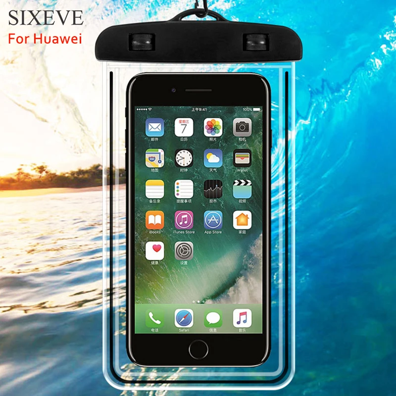 

SIXEVE IPX8 Waterproof Case For Huawei Mate 10 20 Lite P20 Pro P10 P9 Lite P8 Lite 2017 Honor 9 8 7X V10 Nova 3e 2S 2i 2 Y3 Y5