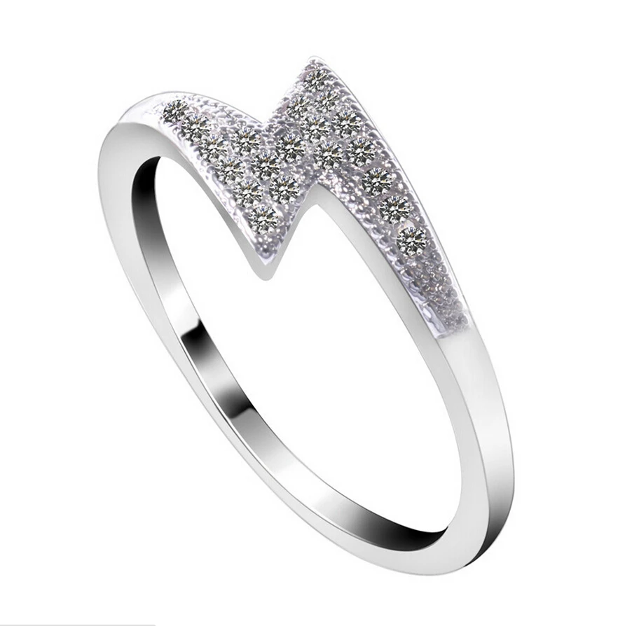 2015 Fashion New Women Luxury Engagement Austian Crystal 24K Rose Gold Filled Lightning Ring Wedding Jewelry
2015 Fashion New Women Luxury Engagement Austian Crystal 24K Rose Gold Filled Lightning Ring Wedding Jewelry